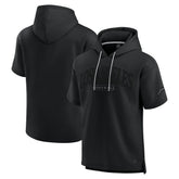 Los Angeles Chargers Unisex Elements Ready Short Sleeve Pullover Hoodie Black | Fanatics