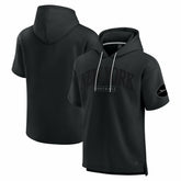 New York Jets Unisex Elements Ready Short Sleeve Pullover Hoodie Black | Fanatics