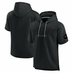 New York Jets Unisex Elements Ready Short Sleeve Pullover Hoodie Black | Fanatics