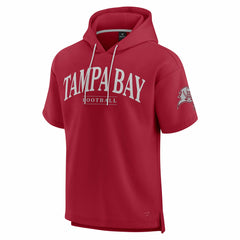 Tampa Bay Buccaneers Unisex Elements Ready Short Sleeve Pullover Hoodie Cardinal | Fanatics