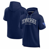 Tennessee Titans Unisex Elements Ready Short Sleeve Pullover Hoodie Navy | Fanatics