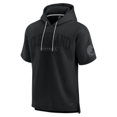 Cleveland Browns Unisex Elements Ready Short Sleeve Pullover Hoodie Black | Fanatics