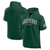 Green Bay Packers Unisex Elements Ready Short Sleeve Pullover Hoodie Green | Fanatics