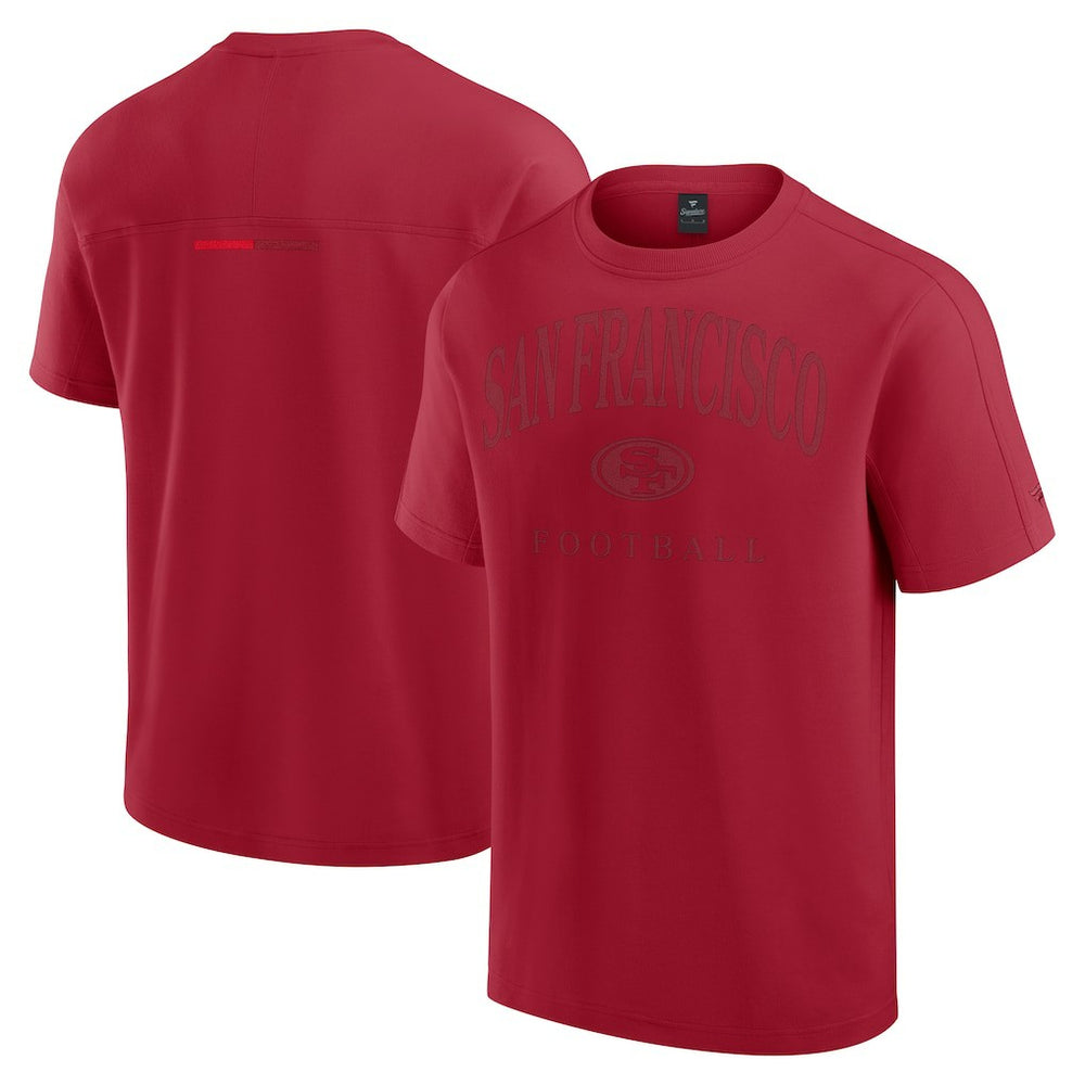 San Francisco 49ers Unisex Elements Flex Tri-Blend T-Shirt Scarlet | Fanatics