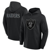 Las Vegas Raiders Elements Blaze Tri-Blend Long Sleeve Hoodie T-Shirt Black | Fanatics