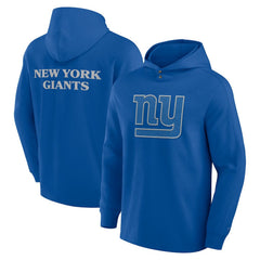 New York Giants Elements Blaze Tri-Blend Long Sleeve Hoodie T-Shirt Royal | Fanatics