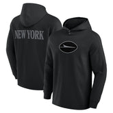 New York Jets Elements Blaze Tri-Blend Long Sleeve Hoodie T-Shirt Black | Fanatics