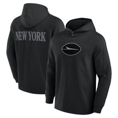 New York Jets Elements Blaze Tri-Blend Long Sleeve Hoodie T-Shirt Black | Fanatics