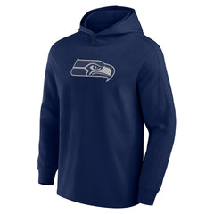 Seattle Seahawks Elements Blaze Tri-Blend Long Sleeve Hoodie T-Shirt College Navy | Fanatics