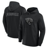 Jacksonville Jaguars Elements Blaze Tri-Blend Long Sleeve Hoodie T-Shirt Black | Fanatics
