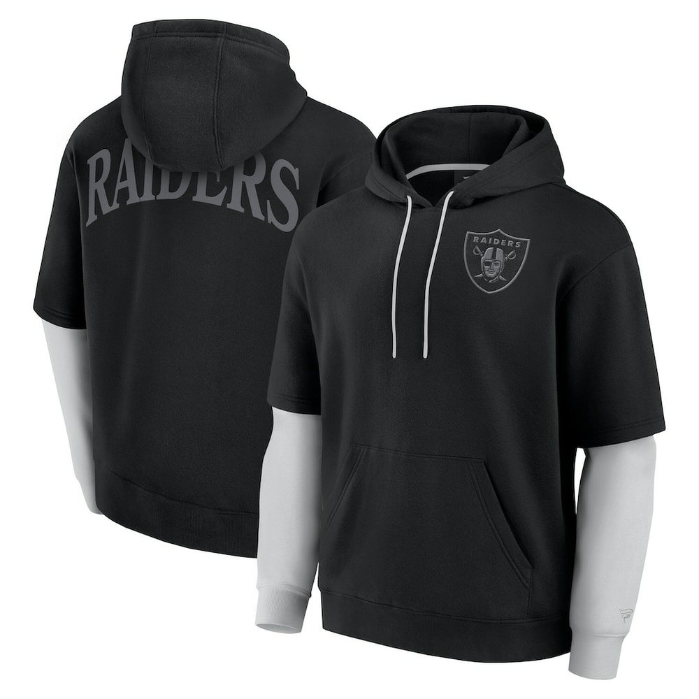 Las Vegas Raiders Unisex Sleek Elements Pullover Hoodie Black | Fanatics