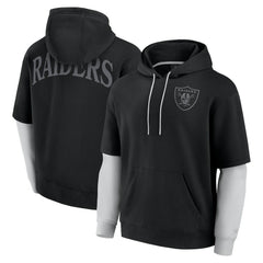 Las Vegas Raiders Unisex Sleek Elements Pullover Hoodie Black | Fanatics