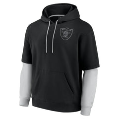 Las Vegas Raiders Unisex Sleek Elements Pullover Hoodie Black | Fanatics