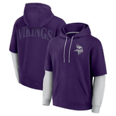 Minnesota Vikings Unisex Sleek Elements Pullover Hoodie Purple | Fanatics