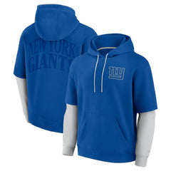 New York Giants Unisex Sleek Elements Pullover Hoodie Royal | Fanatics