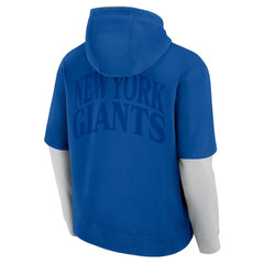 New York Giants Unisex Sleek Elements Pullover Hoodie Royal | Fanatics