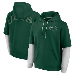 New York Jets Unisex Sleek Elements Pullover Hoodie Green | Fanatics