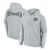Cincinnati Bengals Unisex Sleek Elements Pullover Hoodie Gray | Fanatics