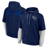Tennessee Titans Unisex Sleek Elements Pullover Hoodie Navy | Fanatics