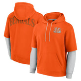 Cincinnati Bengals Unisex Sleek Elements Pullover Hoodie Orange | Fanatics