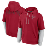 Atlanta Falcons Unisex Sleek Elements Pullover Hoodie Red | Fanatics