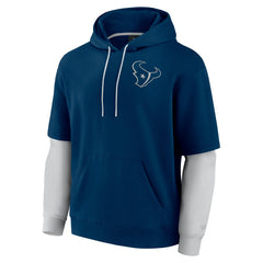 Houston Texans Unisex Sleek Elements Pullover Hoodie Navy | Fanatics