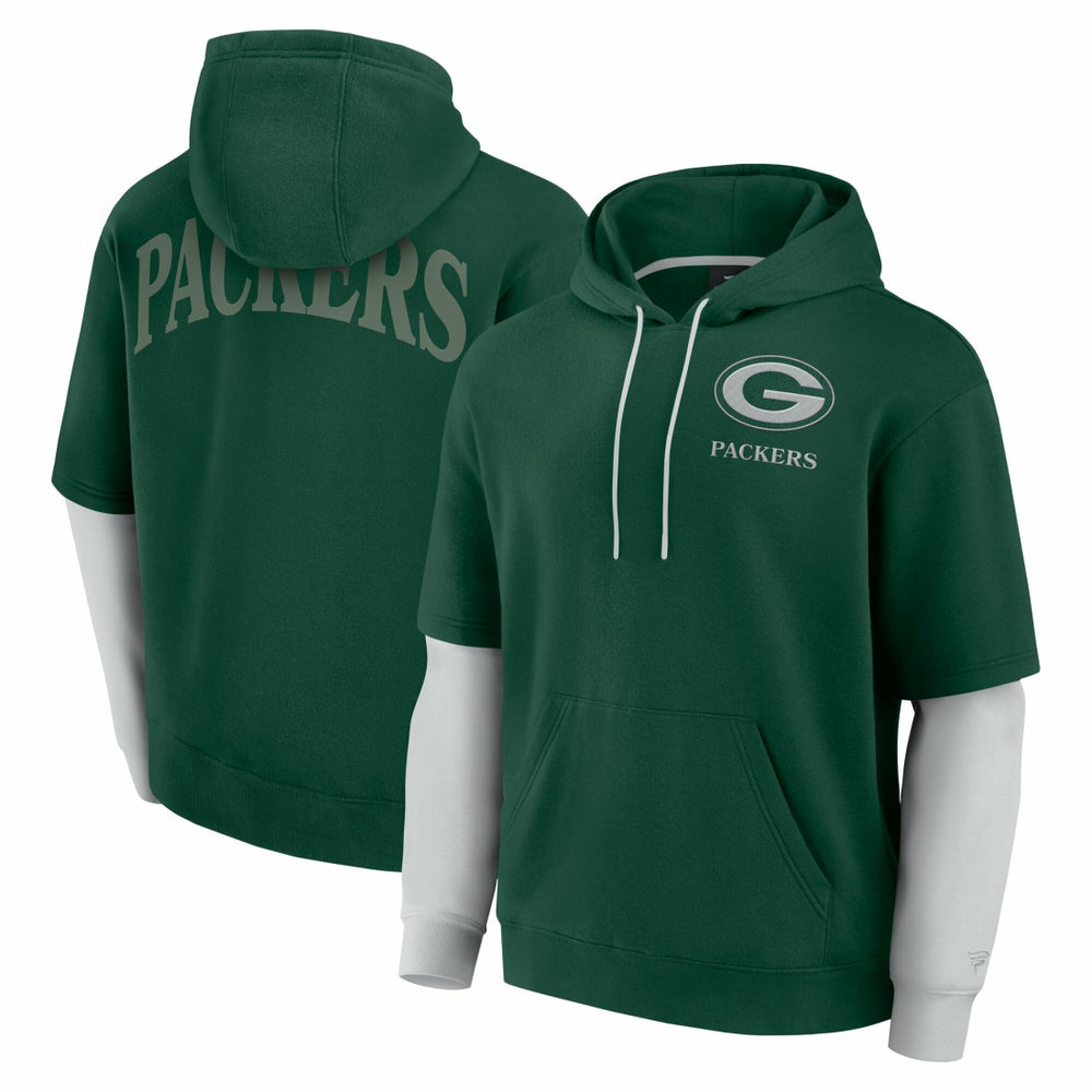 Green Bay Packers Unisex Sleek Elements Pullover Hoodie Green | Fanatics