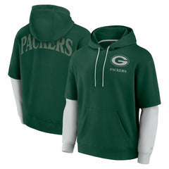 Green Bay Packers Unisex Sleek Elements Pullover Hoodie Green | Fanatics