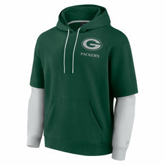 Green Bay Packers Unisex Sleek Elements Pullover Hoodie Green | Fanatics
