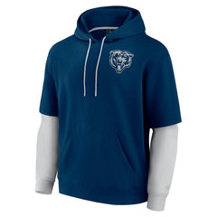 Chicago Bears Unisex Sleek Elements Pullover Hoodie Navy | Fanatics