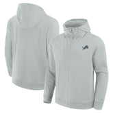 Detroit Lions Unisex Front Office Full-Zip Hoodie Gray | Fanatics