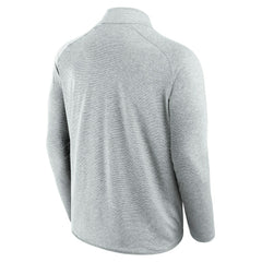 Minnesota Vikings Unisex Front Office Performance Primary Quarter-Zip Jacket Gray | Fanatics
