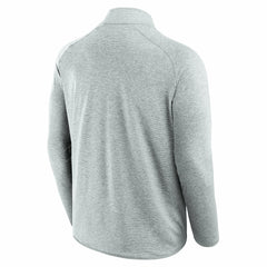 Detroit Lions Unisex Front Office Performance Primary Quarter-Zip Jacket Gray | Fanatics