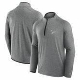 Houston Texans Unisex Front Office Performance Primary Quarter-Zip Jacket Charcoal | Fanatics