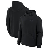 Miami Dolphins Unisex Front Office Tonal Tri-Blend Pullover Hoodie Black | Fanatics