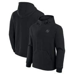 Miami Dolphins Unisex Front Office Tonal Tri-Blend Pullover Hoodie Black | Fanatics