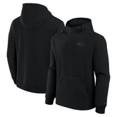 New York Jets Unisex Front Office Tonal Tri-Blend Pullover Hoodie Black | Fanatics