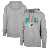 Miami Dolphins '47 Headline Pullover Hoodie Gray | 47 brand