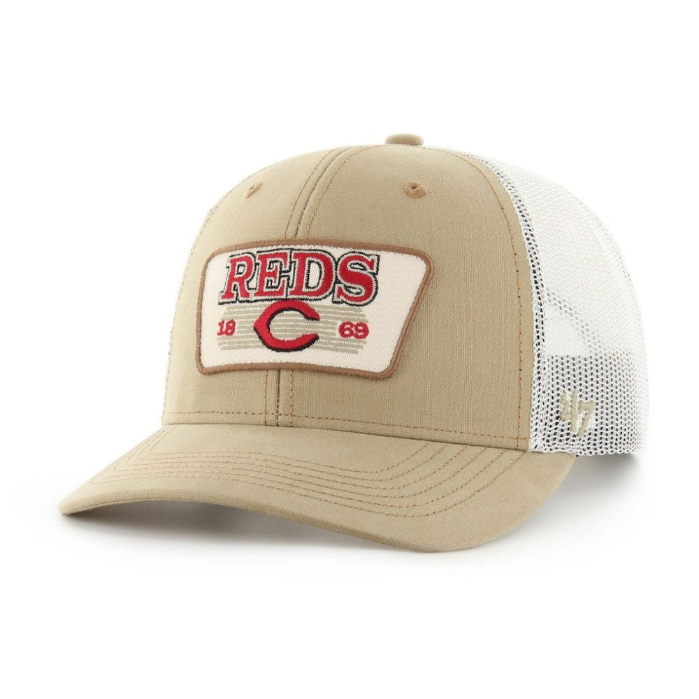 Cincinnati Reds '47 Ridgewood Trucker Adjustable Hats - MLB