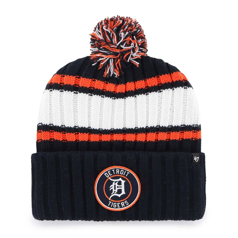 Detroit Tigers '47 Plateau Cuffed Knit Hat with Pom - MLB