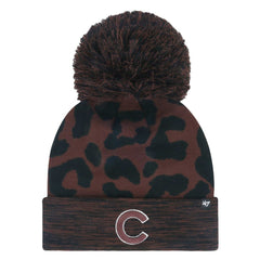 Chicago Cubs '47 Women's Rosette Cuffed Knit Hat with Pom - MLB
