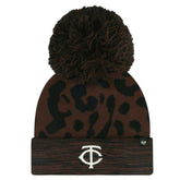 Minnesota Twins '47 Women's Rosette Cuffed Knit Hat with Pom - MLB