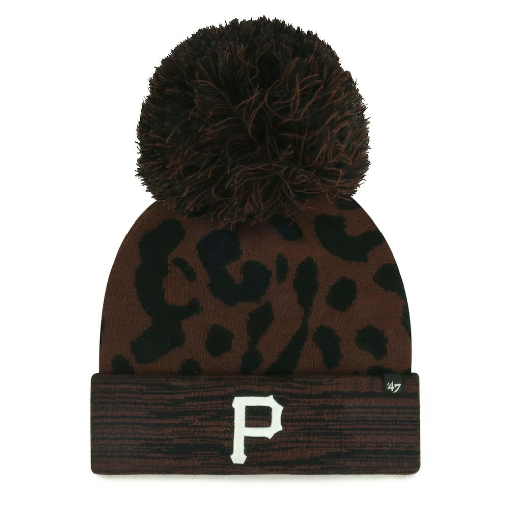 Pittsburgh Pirates '47 Women's Rosette Cuffed Knit Hat with Pom - MLB