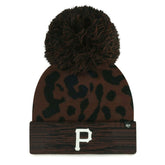 Pittsburgh Pirates '47 Women's Rosette Cuffed Knit Hat with Pom - MLB