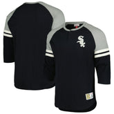 Chicago White Sox Mitchell & Ness Cooperstown Collection Legendary Raglan Slub Henley 3/4-Sleeve T-Shirt - MLB