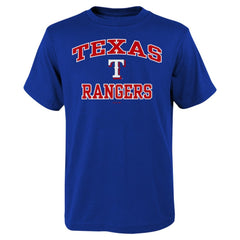 Texas Rangers Youth Heart & Soul T-Shirt - MLB