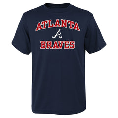 Atlanta Braves Youth Heart & Soul T-Shirt - MLB