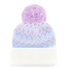 Los Angeles Angels '47 Girls Youth Elsa Cuffed Knit Hat with Pom - MLB