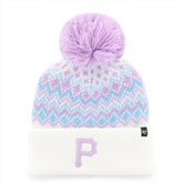 Pittsburgh Pirates '47 Girls Youth Elsa Cuffed Knit Hat with Pom - MLB