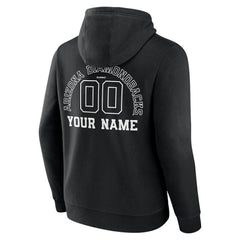 Arizona Diamondbacks Monochrome Personalized Name & Number Pullover Hoodie - MLB